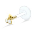 Cherry Stone Labrets Push-in LA-368